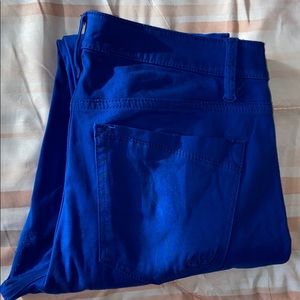 Cerulean (blue) stretch skinny jeans